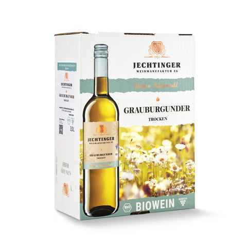Grauburgunder Bio, Bag-in-Box, QbA, trocken, 3 L